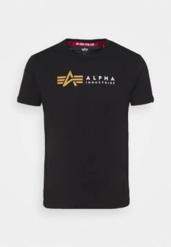 Alpha Industries LABEL - T-Shirt Print - Black 9 Alpha Industries LABEL - T-Shirt Print - Black -Alpha Industries f7f27ebd12f9491b8b42b896b8a2c5d1 3