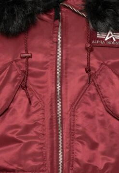 Alpha Industries HOODED CUSTOM - Winterjacke - Burgundy -Alpha Industries f96ef09f25a1409880b4c96de3154281