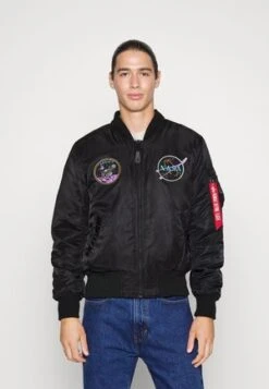 Alpha Industries NASA - Bomberjacke - Black -Alpha Industries fa304a1c5d4f4e1dae1f54548efe9861