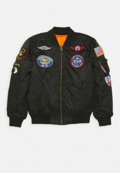 Alpha Industries PATCH KIDS - Bomberjacke - Black